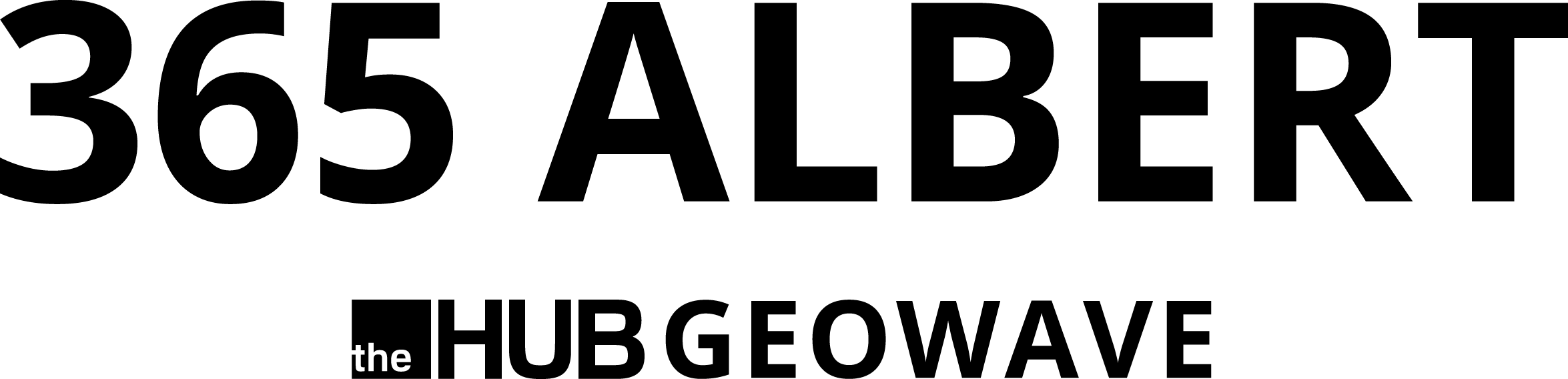The image features the text "365 ALBERT" and "the HUBGEOWAVE" prominently displayed.